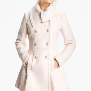 Guess Wool Asymmetrical Collar Coat NWT